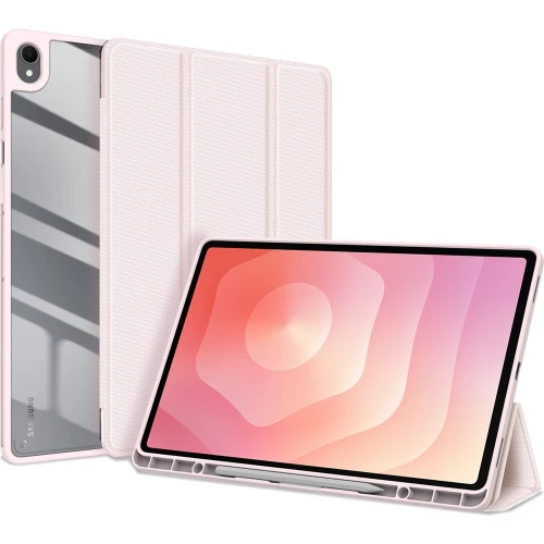 Etui z klapką Dux Ducis Toby do Galaxy Tab S12 Plus, różowy (5/12)