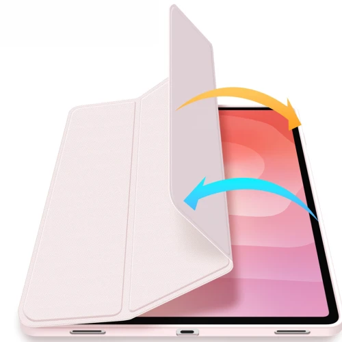 Etui z klapką Dux Ducis Toby do Galaxy Tab S12 Plus, różowy (10/12)