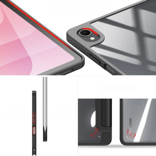 Etui z klapką Dux Ducis Toby do Galaxy Tab S12 Plus, czarne (7/12)