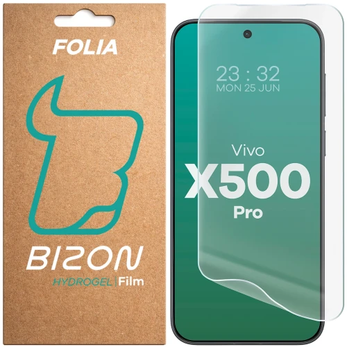 Folia hydrożelowa na ekran Bizon Film Hydrogel Front do Vivo X500 Pro, 1 sztuka (1/5)