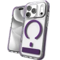 Etui ZAGG Santa Cruz Snap Kickstand do MagSafe do iPhone 18 Pro Max / 17 Pro Max, przezroczysto-fioletowe (1/7)