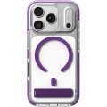 Etui ZAGG Santa Cruz Snap Kickstand do MagSafe do iPhone 18 Pro Max / 17 Pro Max, przezroczysto-fioletowe (5/7)