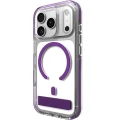 Etui ZAGG Santa Cruz Snap Kickstand do MagSafe do iPhone 18 Pro / 17 Pro, przezroczysto-fioletowe (7/7)