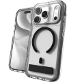 Etui ZAGG Santa Cruz Snap Kickstand do MagSafe do iPhone 18 Pro Max / 17 Pro Max, przezroczysto-czarne (1/6)