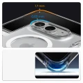 Etui Spigen Ultra Hybrid Pro Mag do MagSafe do iPhone Duo, przezroczysto-białe (7/14)