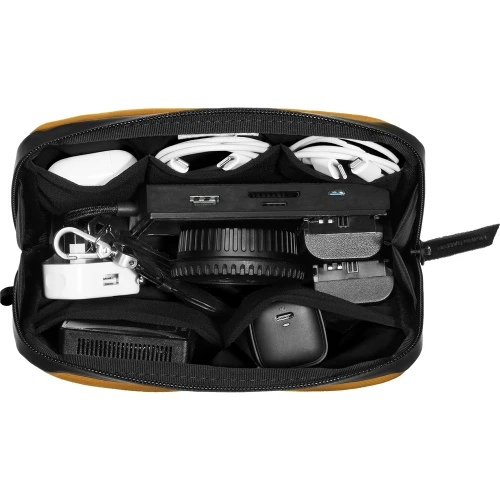 Organizer na akcesoria mobilne / kable, Native Union W.F.A Stow Lite Organizer, żółte (1/7)