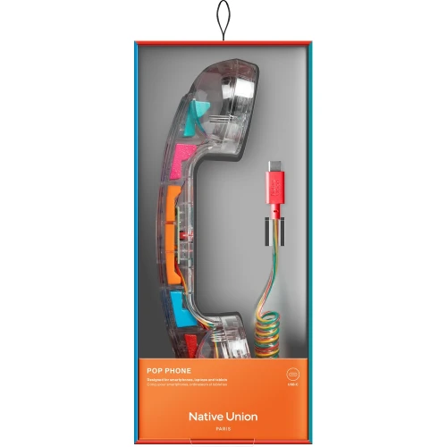 Słuchawka telefoniczna USB-C, Native Union Pop Phone, odbieranie i kończenie połączeń, wielokolorowa (7/7)