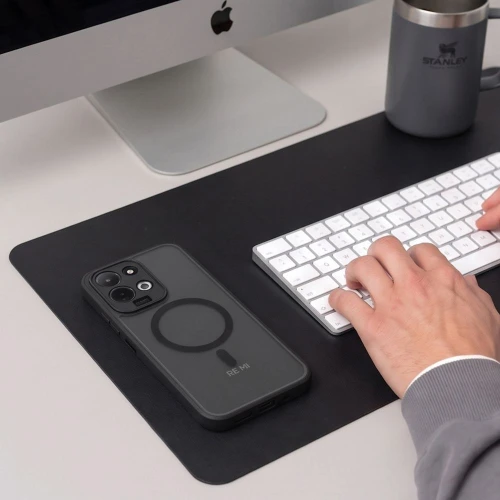 Etui Tech-Protect Magmat MagSafe do Xiaomi Redmi 17 4G/5G, przydymiono-czarne (7/9)