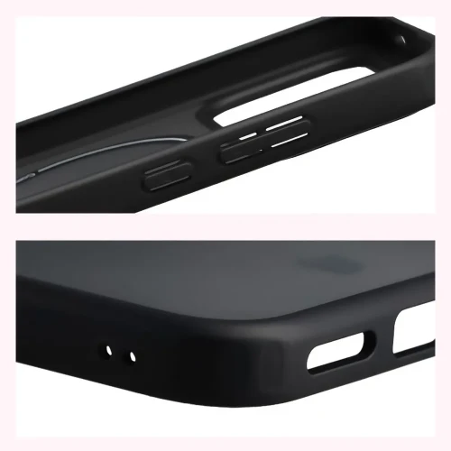 Etui z pierścieniem magnetycznym + szkło hartowane Bizon MatteO Pack do Xiaomi POCO F9 Pro, przydymione-czarne (6/9)