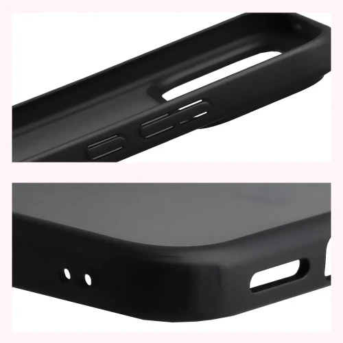 Etui + szkło hartowane Bizon Angelo Pack do Xiaomi POCO F9 Ultra, przydymione z czarną ramką (5/8)