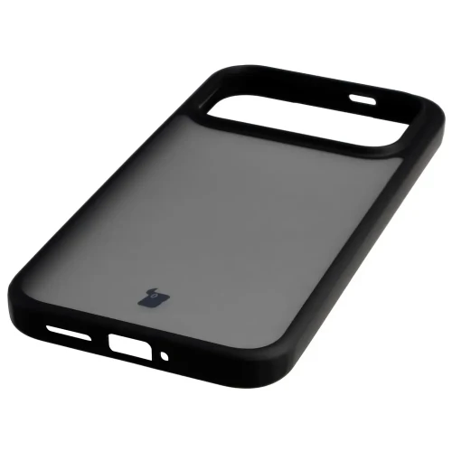 Etui + szkło hartowane Bizon Angelo Pack do Xiaomi POCO F9 Ultra, przydymione z czarną ramką (6/8)