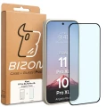 Etui + szkło hartowane Bizon Angelo Pack do Google Pixel 11 Pro XL / 10 Pro XL, półprzezroczyste z beżową ramką (8/8)
