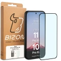 Etui + szkło hartowane Bizon Angelo Pack do Google Pixel 11 Pro XL / 10 Pro XL, przydymione z czarną ramką (8/8)
