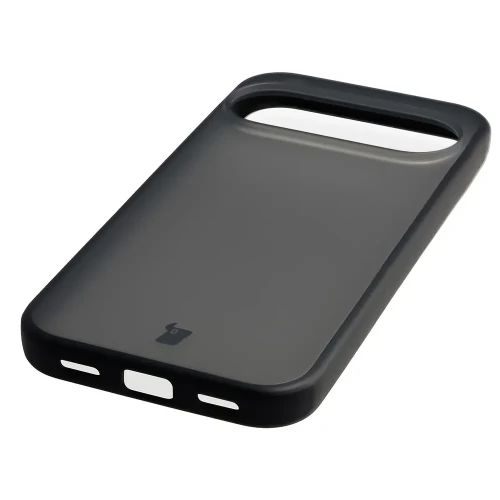 Etui + szkło hartowane Bizon Angelo Pack do Google Pixel 11 / 11 Pro / 10 / 10 Pro, przydymione z czarną ramką (6/8)