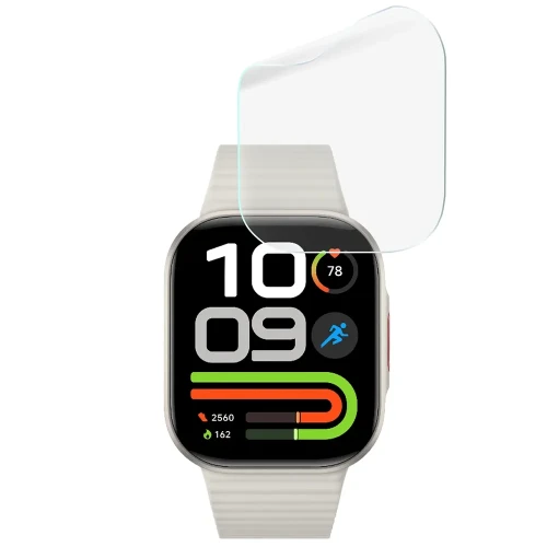 Folia ochronna na ekran zegarka Bizon Watch Film HydroFlex do Xiaomi Redmi Watch 6 Lite, 3 sztuki (5/5)