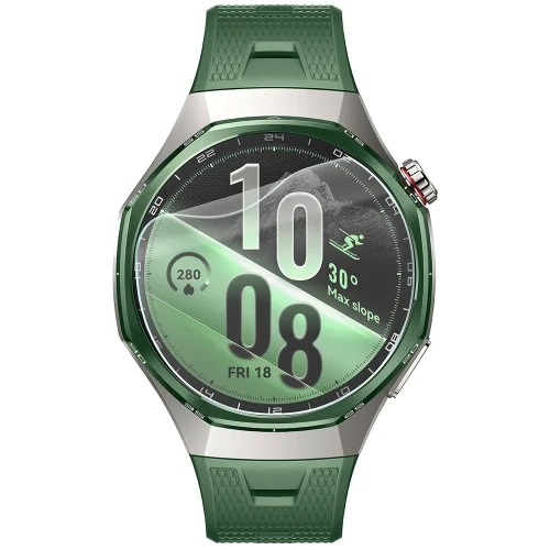 Folia ochronna na ekran zegarka Bizon Watch Film HydroFlex do Huawei Watch GT 7 Pro 46 mm, 6 sztuk (2/5)