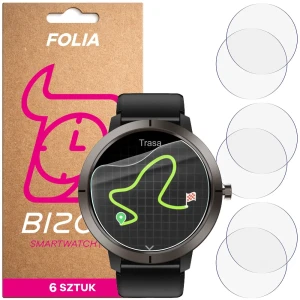 Folia ochronna na ekran zegarka Bizon Watch Film HydroFlex do Nexano NX76 / DM76, 6 sztuk