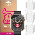 Folia ochronna na ekran zegarka Bizon Watch Film HydroFlex do JG Smart QX7 Pro, 6 sztuk (1/5)