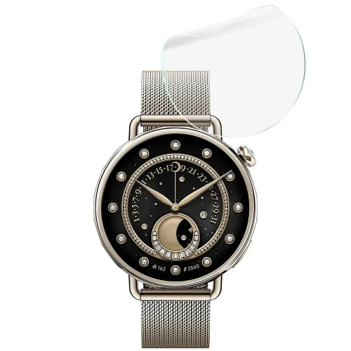 Folia ochronna na ekran zegarka Bizon Watch Film HydroFlex do Xiaomi Watch S4 41mm, 6 sztuk (5/5)