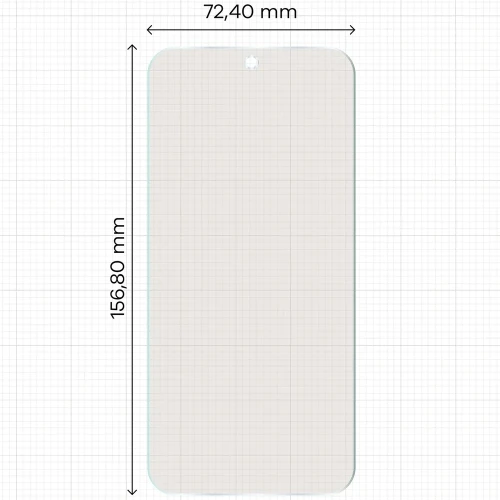 Folia matowa Bizon Film Matte Duo do OPPO Reno16 Pro, 2 sztuki (2/5)