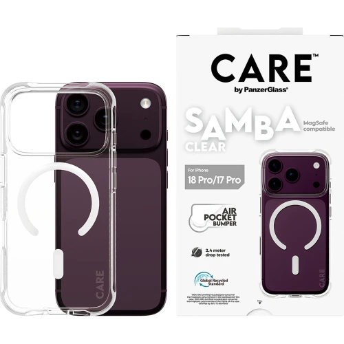 Etui CARE by Panzerglass Samba Case do iPhone 18 Pro / 17 Pro do MagSafe, przezroczyste (2/6)