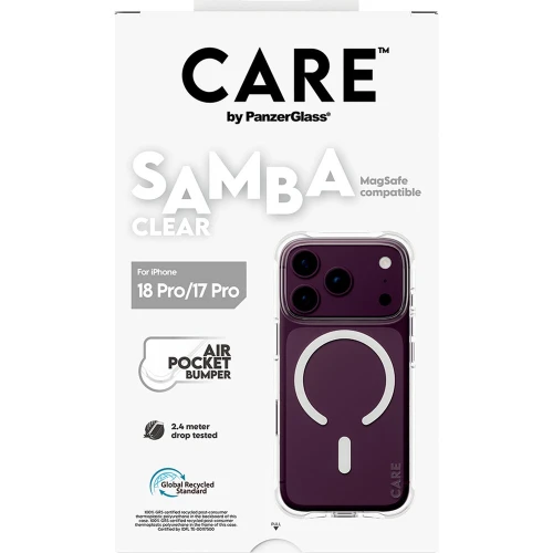 Etui CARE by Panzerglass Samba Case do iPhone 18 Pro / 17 Pro do MagSafe, przezroczyste (3/6)