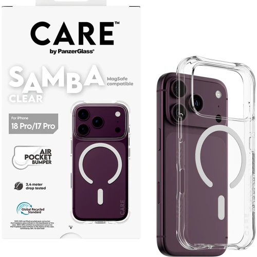 Etui CARE by Panzerglass Samba Case do iPhone 18 Pro / 17 Pro do MagSafe, przezroczyste (5/6)