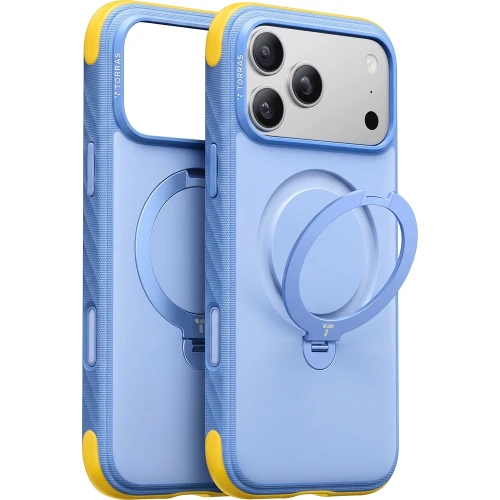 Etui Torras Ostand Q3 Rugg do iPhone 18 Pro / 17 Pro do MagSafe, niebieskie (2/7)