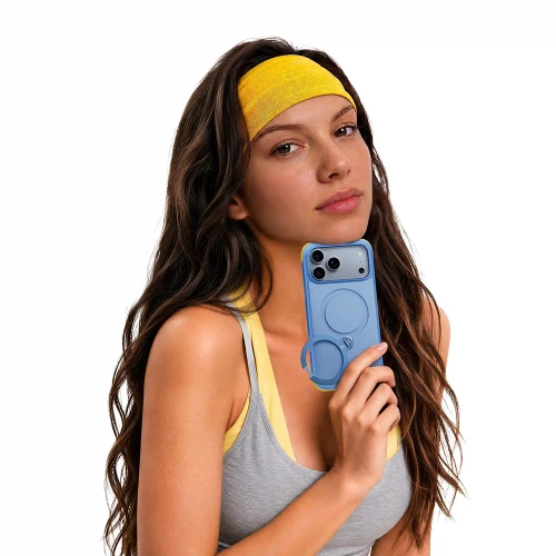Etui Torras Ostand Q3 Rugg do iPhone 18 Pro / 17 Pro do MagSafe, niebieskie (7/7)