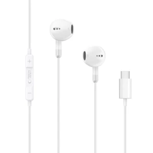 OUTLET: Słuchawki przewodowe douszne Tech-Protect UltraBoost Core G4, USB-C, 1,2 m, białe