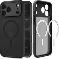 Etui Spigen Ultra Hybrid Mag do MagSafe do iPhone 18 Pro Max, półprzezroczysto-czarne (1/16)