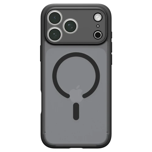 Etui Spigen Ultra Hybrid Mag do MagSafe do iPhone 18 Pro Max, półprzezroczysto-czarne (11/16)