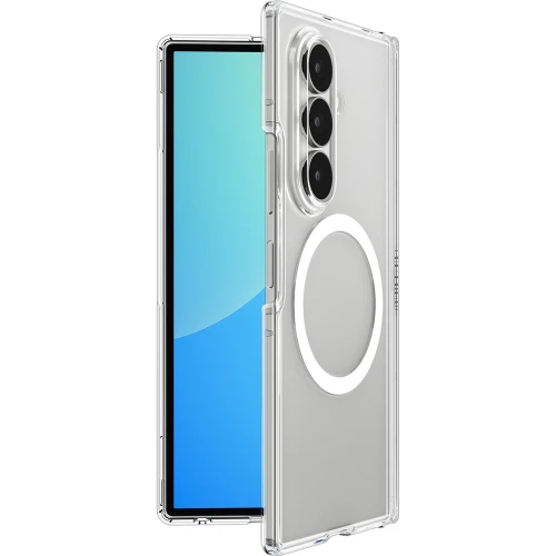 Etui Spigen Ultra Hybrid Pro Mag do MagSafe do Galaxy Z Fold8 Ultra, przezroczysto-białe