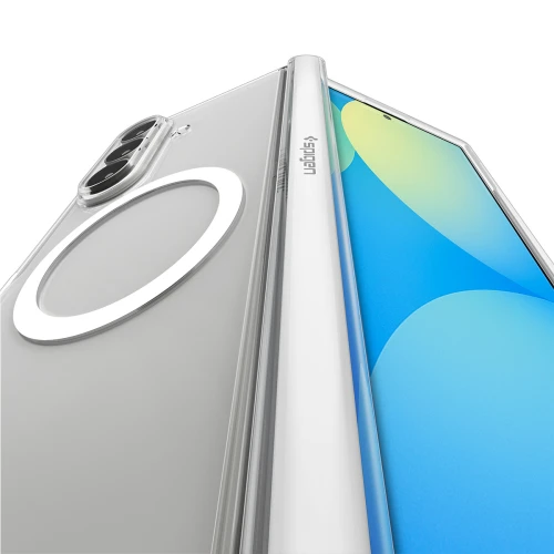 Etui Spigen Ultra Hybrid Pro Mag do MagSafe do Galaxy Z Fold8 Ultra, przezroczysto-białe