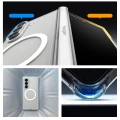Etui Spigen Ultra Hybrid Pro Mag do MagSafe do Galaxy Z Fold8 Ultra, przezroczysto-białe