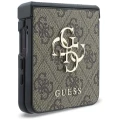 Etui Guess Hardcase 4G Big Metal Logo do Galaxy Z Flip8, brązowe