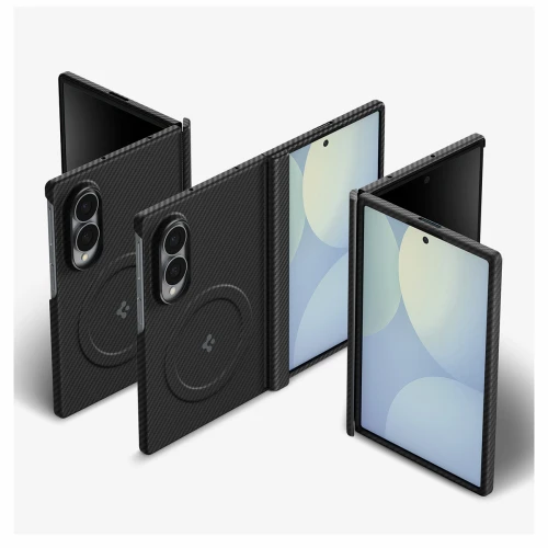 Etui Spigen Air Skin Aramid Mag do MagSafe do Galaxy Z Fold8, czarne