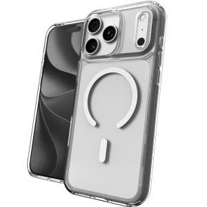 Etui ZAGG Crystal Palace Snap Lite do MagSafe do iPhone 18 Pro Max / 17 Pro Max, przezroczysto-białe