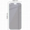 2x Prywatyzujące szklo hybrydowe z eko aplikatorem Bizon Eplikator Hybrid Shadow do iPhone 18 Pro (2/5)