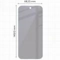 2x Prywatyzujące szklo hybrydowe z eko aplikatorem Bizon Eplikator Hybrid Shadow do Google Pixel 11 Pro (2/5)