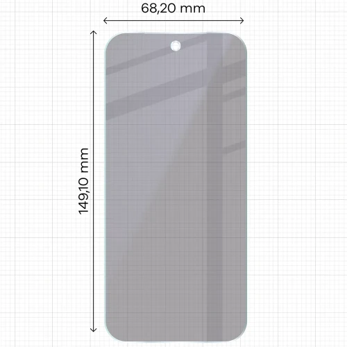 2x Prywatyzujące szklo hybrydowe z eko aplikatorem Bizon Eplikator Hybrid Shadow do Google Pixel 11 Pro (2/5)