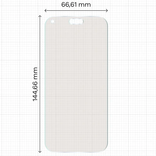 2x Folia matowa z eko aplikatorem Bizon Eplikator Film Matte do iPhone 18 Pro (2/5)