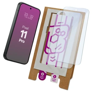 2x Szkło hybrydowe z eko aplikatorem Bizon Eplikator Hybrid Mule do Google Pixel 11 Pro