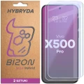 Elastyczne szkło hybrydowe Bizon Hybrid Mule Duo do Vivo X500 Pro, 2 sztuki (1/4)