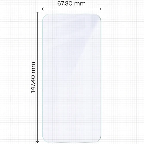 Elastyczne szkło hybrydowe Bizon Hybrid Mule Duo do Vivo X500 Pro, 2 sztuki (2/4)