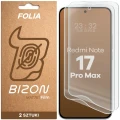 Folia matowa Bizon Film Matte Duo do Xiaomi Redmi Note 17 Pro Max 5G, 2 sztuki (1/5)