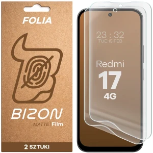 Folia matowa Bizon Film Matte Duo do Xiaomi Redmi 17 4G, 2 sztuki