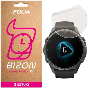 Folia matowa Bizon Watch Film Matte Duo do Garmin Fenix 9 Pro (43 mm), 2 sztuki