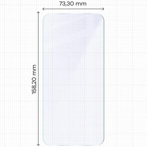 Elastyczne szkło hybrydowe Bizon Hybrid Mule Duo do Xiaomi Redmi Note 17 Pro Max 5G, 2 sztuki (2/4)