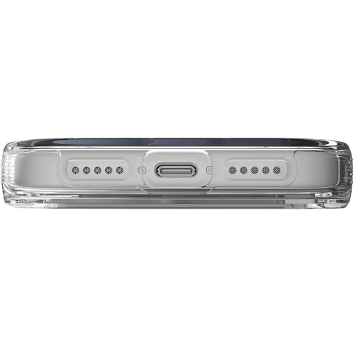 Etui ZAGG Crystal Palace Snap Kickstand do MagSafe do iPhone 18 Pro / 17 Pro, przezroczysto-białe (9/9)